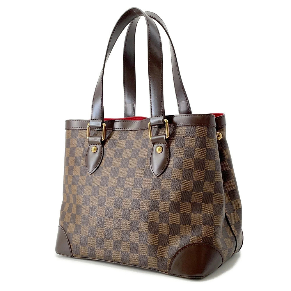 Louis Vuitton Tote Hampstead Bag Damier Shoulder Brown Ebene